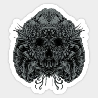 Skull Peaces Sticker